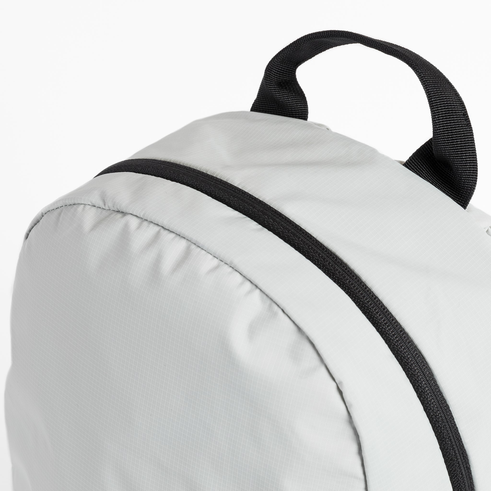 Top view of the packable Off-White Ultra Light Backpack