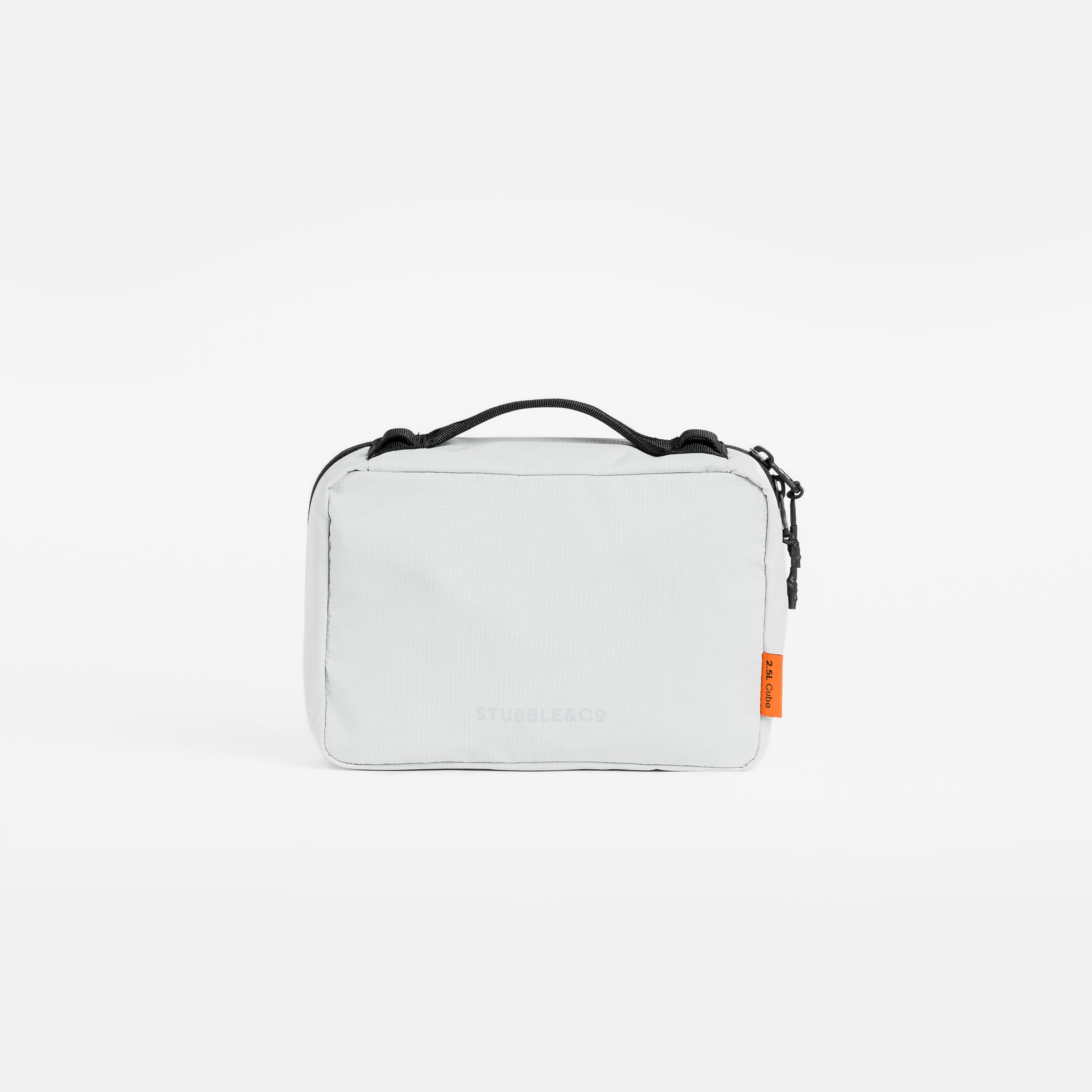 A studio shot of the back of an Off-White packing cube 2.5L