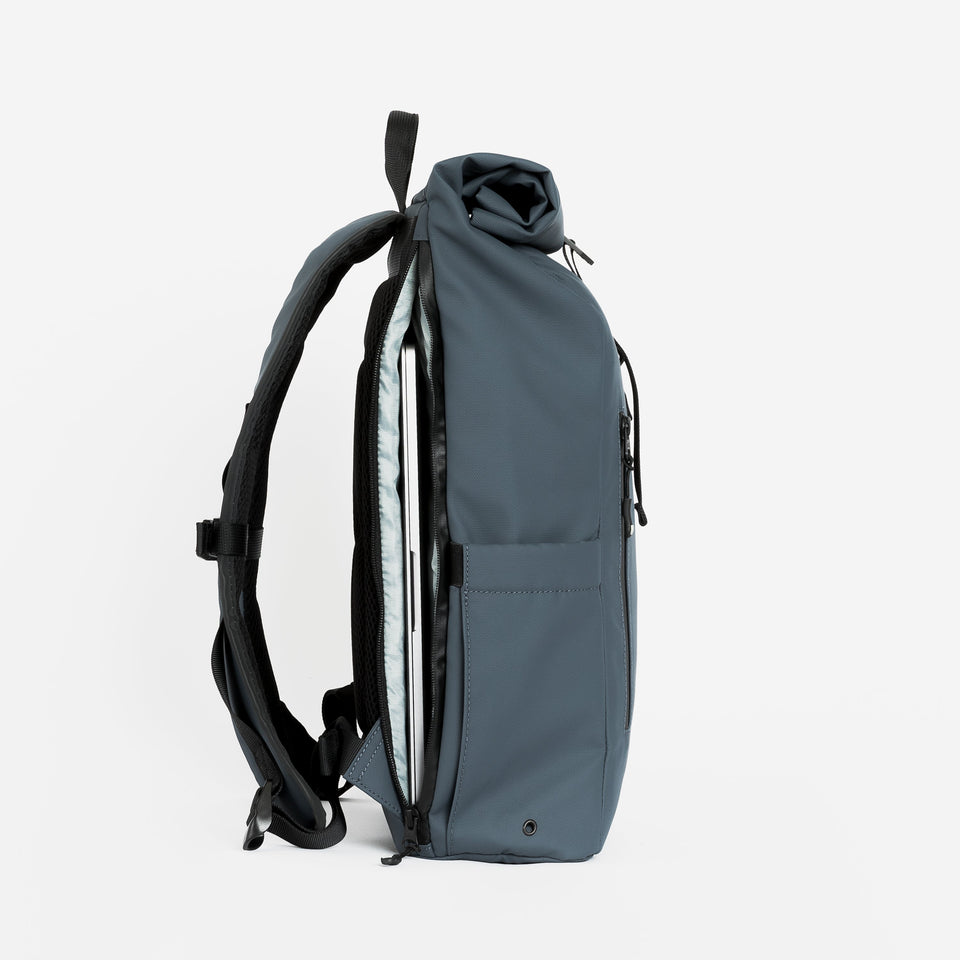 Roll Top Mini backpack side view