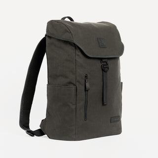 Backpack in All Black shot from the side.