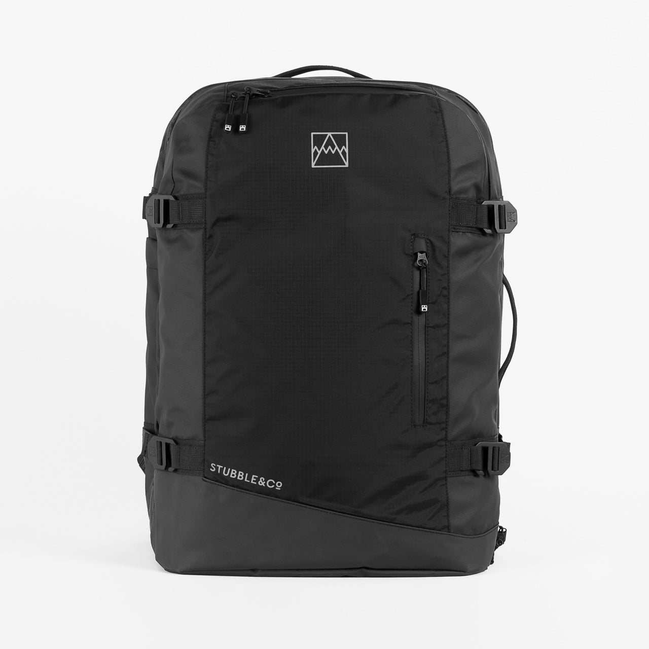 Adventure Bag in All Black front view