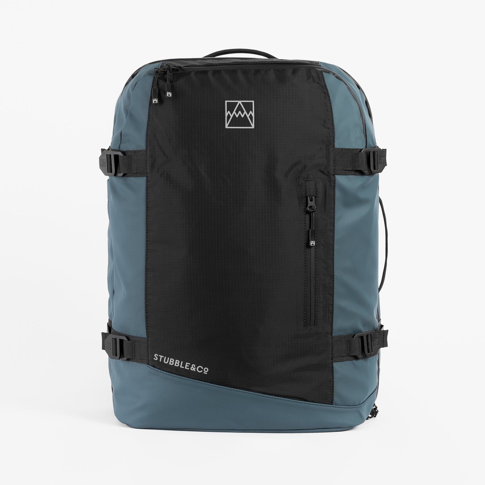 Adventure Bag in Tasmin Blue front view