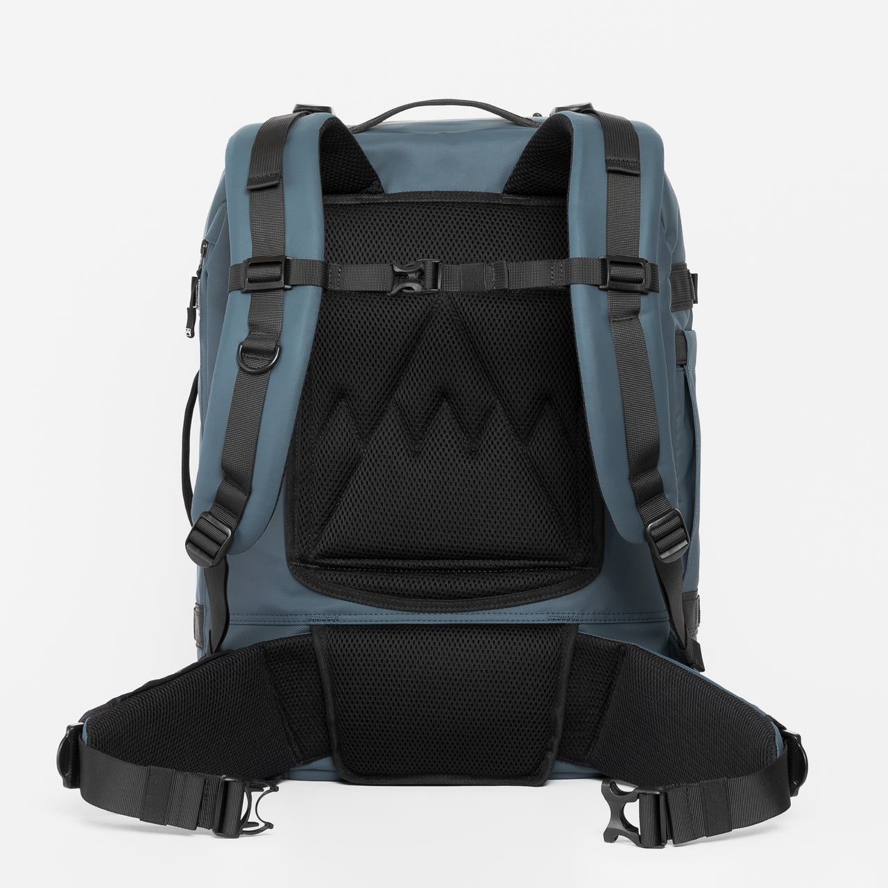 Adventure Bag in Tasmin Blue Product Shot from Back