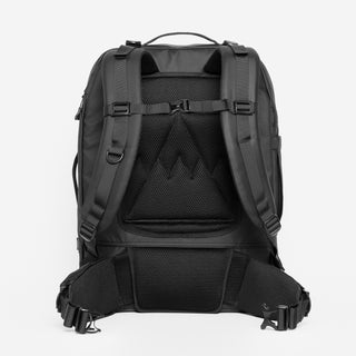 Adventure Bag in Black Product Shot from back