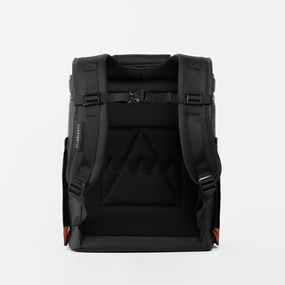 Cooler Backpack in black back view