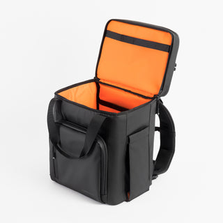 Cooler Backpack in black open view