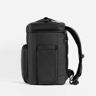 Cooler Backpack in black side view