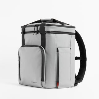 Cooler Backpack in black side angle view