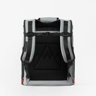 The Cooler Bag in grey concrete back angle