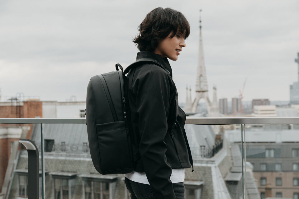 Women with black Everyday Backpack