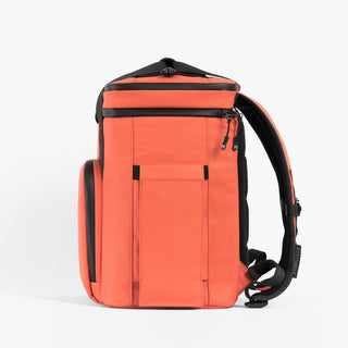 Side view of The Cooler in Ember Orange.