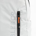 Close up view of the packable Off White Ultra Light Backpack