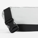 Back close up view of the Off White packable Ultra Light Crossbody Bag