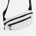 Front view of the Off White packable Ultra Light Crossbody Bag