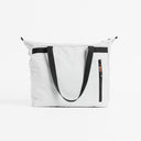 Front view of Off White packable Ultra Light Tote Bag