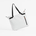 Front view of Off White packable Ultra Light Tote Bag