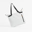 Front view of Off-White packable Ultra Light Tote Bag