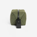 Recycled Plastic Wash Bag in Urban Green top view
