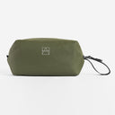 Recycled Plastic Wash Bag in Urban Green side view