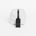 Recycled Plastic Wash Bag in Arctic White top view