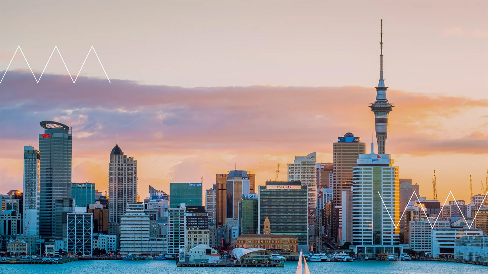 A picture of the city in Auckland