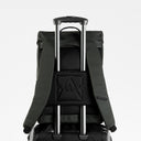 A studio shot of the luggage sleeve on the Backpack 20L in Pirate