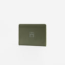 A studio shot of the front of the Card Holder in Urban Green