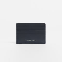 A studio shot of the back of the Card Holder in Midnight Blue