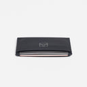 A studio shot of the end of the Card Holder in Midnight Blue