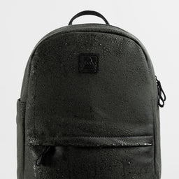 A studio shot of the water resistant material on the Classic Backpack 15L in Pirate