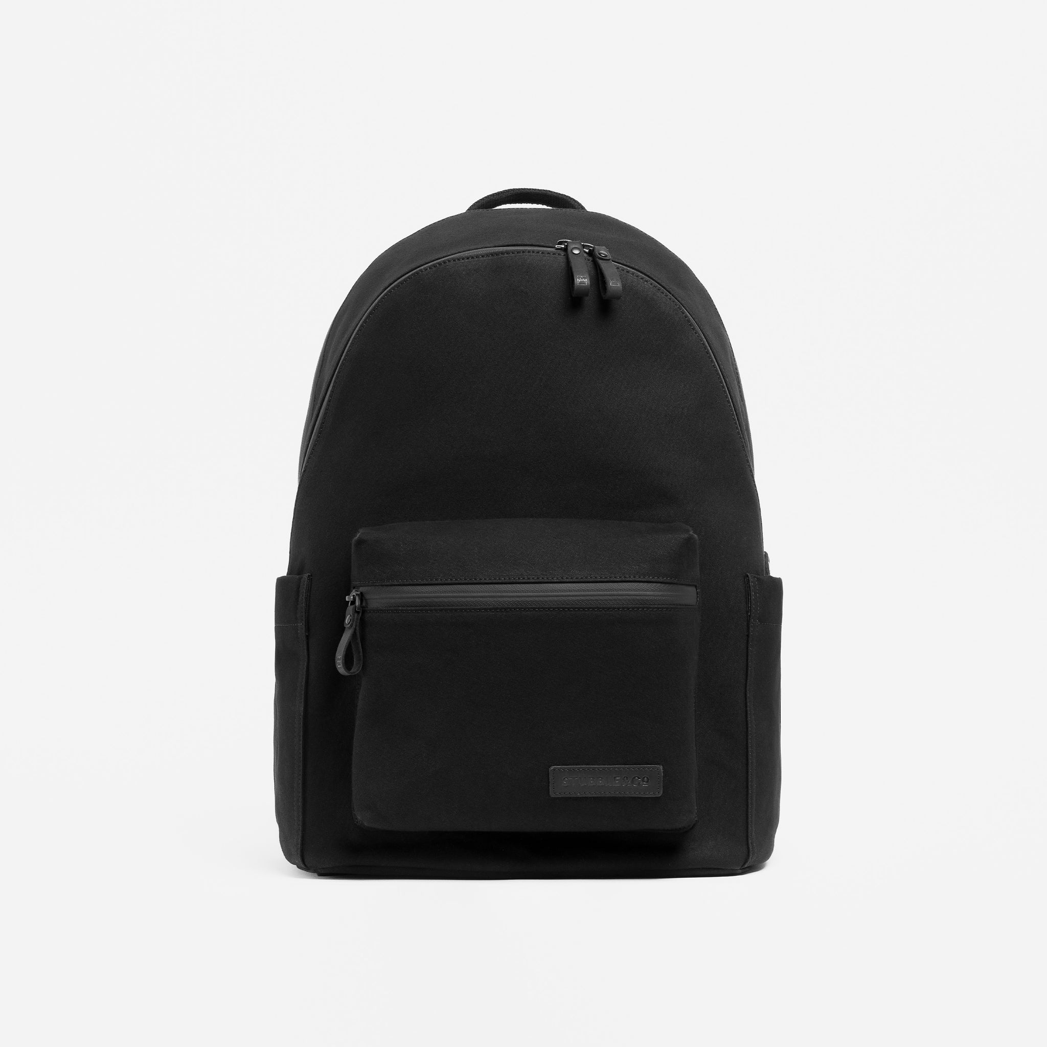 A studio shot of the front of the Commuter Backpack 25L in All Black