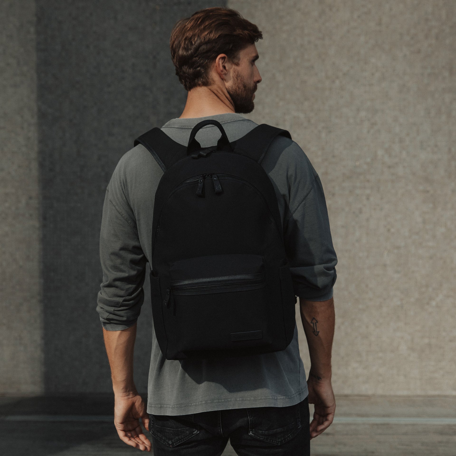 The Commuter Bag | Canvas & Leather Work Laptop Backpack