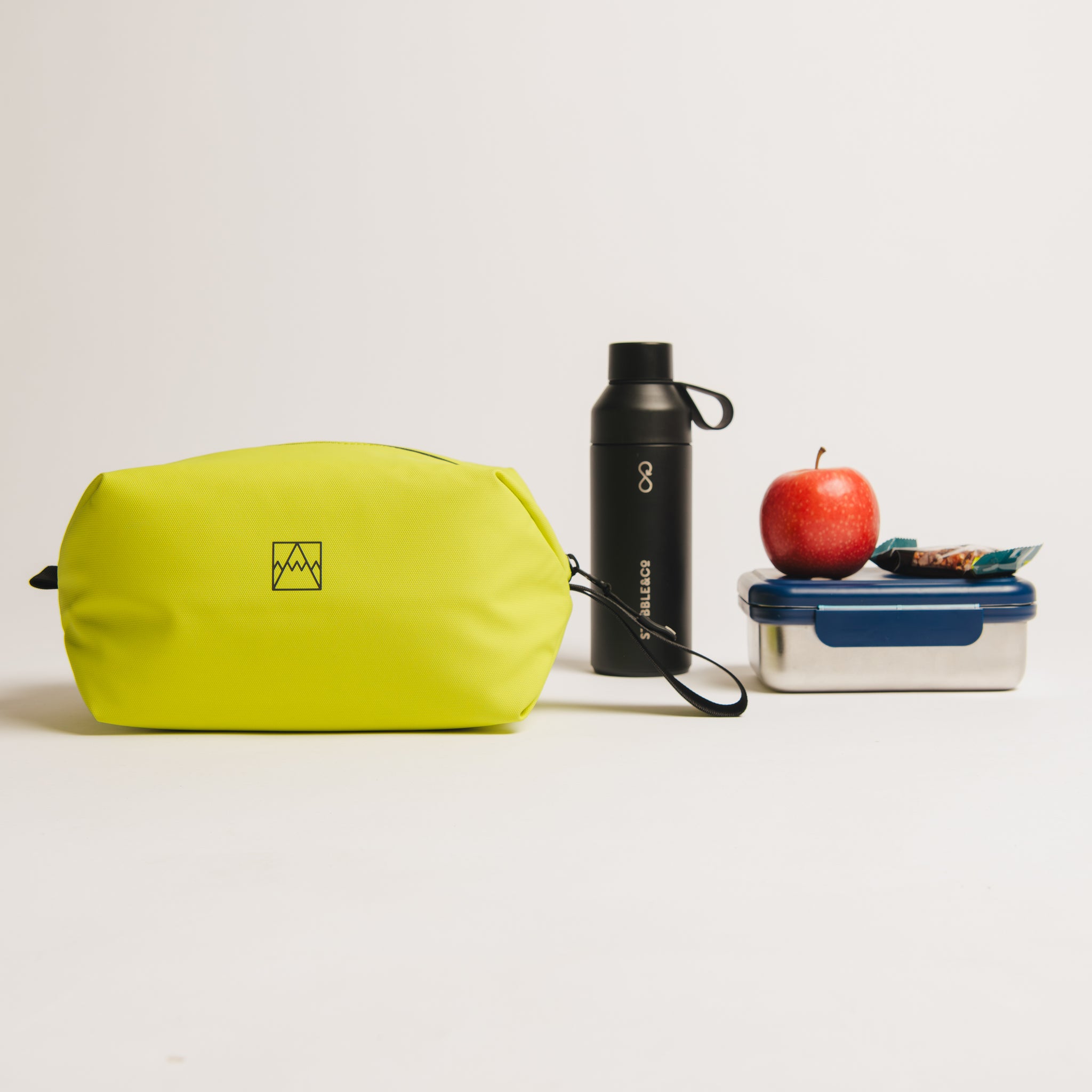 A Volt Cooler Bag with a bottle for water and a packed lunch