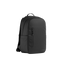 A studio shot of the front and side of a everyday backpack 20l as cut out transparent PNG- black