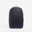 A studio shot of an Everyday Backpack 15L in Midnight Blue showing the front