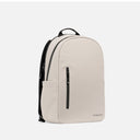 A studio shot of the front and side of the Everyday Backpack 15L in Sand