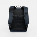 A studio shot of the breathable back panel on the Everyday Backpack in Midnight Blue