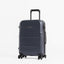 A studio shot of the front of the Hardshell 40L in Midnight Blue