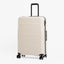 A studio shot of the front of the Hardshell 95L in Sand