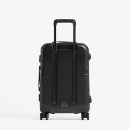 A studio shot on the back of the Hardshell Pro 40L in All Black