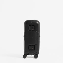 A studio shot of the side and grab handle on the Hardshell Pro 40L in All Black