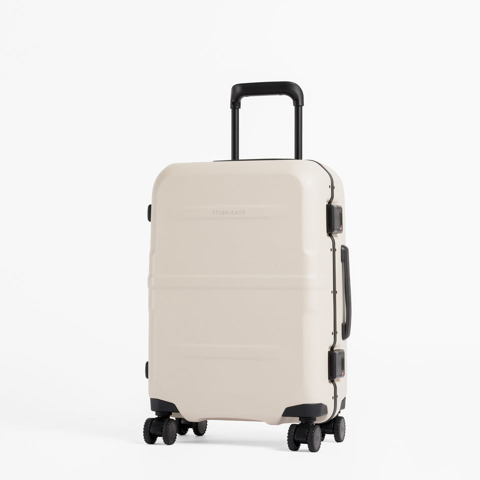 A studio shot of the front of the Hardshell Pro 40L in Sand