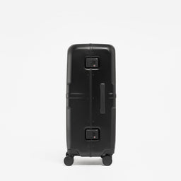 A studio shot of the side and grab handle on the Hardshell Pro 95L in All Black