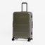 A studio shot of the front of the Hardshell Pro 95L in Transit Green