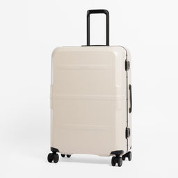 A studio shot of the front of the Hardshell Pro 95L in Sand