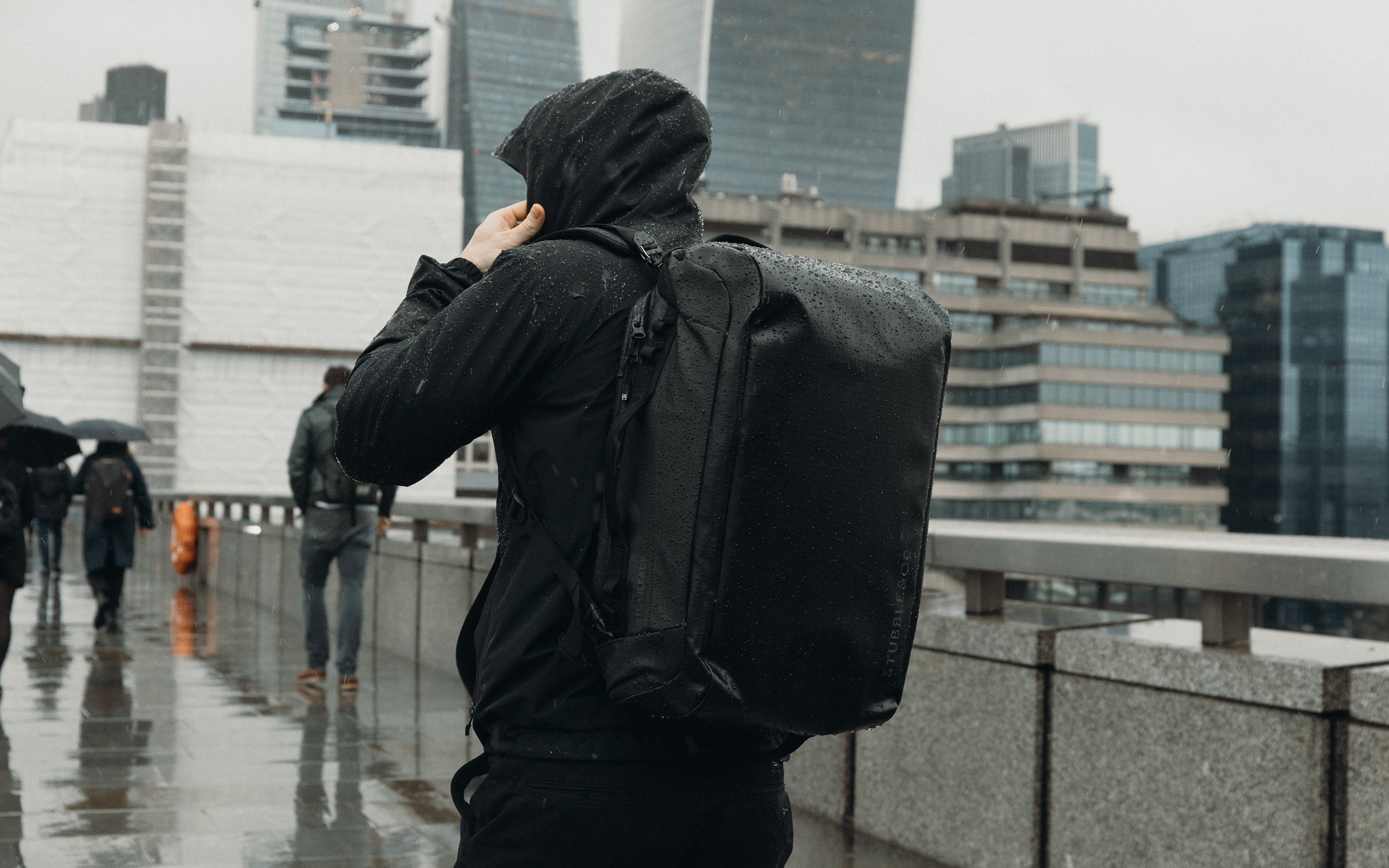 TOPDesign Wasserdichte Tragetasche – Mit 13 Taschen, Reißverschluss Oben & Dickem Stützboden