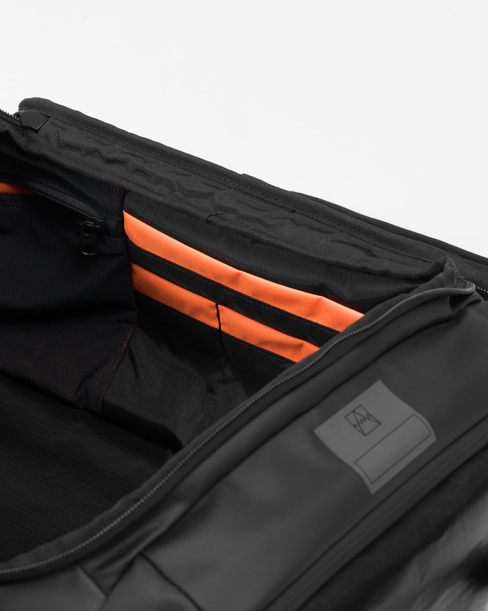 a studio shot of the interior of the kit bag 30l