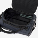 A studio shot of the interior compartment on the Kit Bag 40L in Midnight Blue