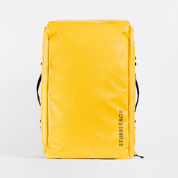 A studio shot of the waterproof base on a Kit Bag in Yellow