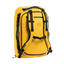 A studio shot of the front and side of a Kit bag 65l as cut out transparent PNG- yellow